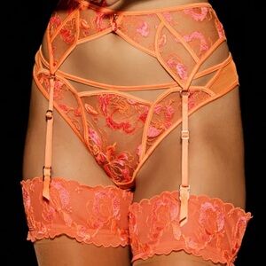 Honey Birdette SOLIS
Suspender Slim-Neon Bronze